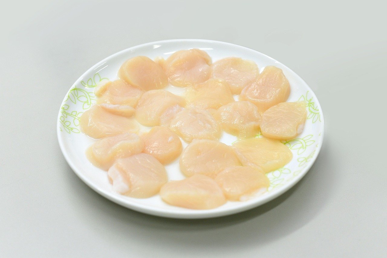 seafood, scallops, meal preparation, chinese cuisine, asian cuisine, fresh scallops, scallops, scallops, scallops, scallops, scallops